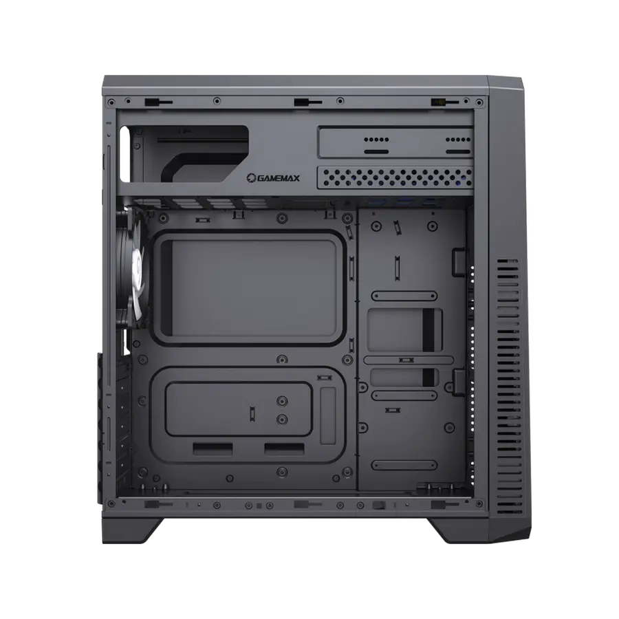 Carcasă PC Gamemax G561E-BK, Midi-Tower, Fără PSU, Negru