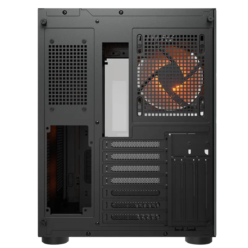 Carcasă PC Cougar FV150 RGB, Midi-Tower, Fără PSU, Negru