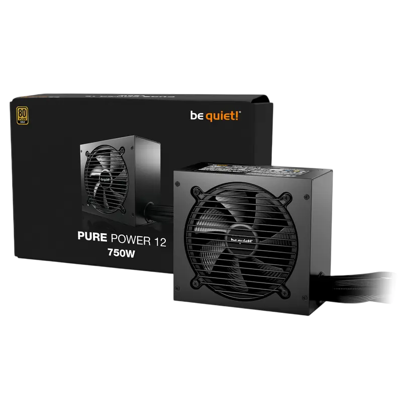 Sursă Alimentare PC be quiet! PURE POWER 12, 750W, ATX, Nemodular