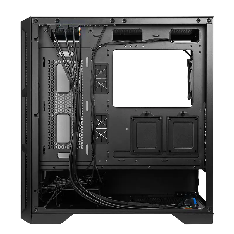 Компьютерный корпус Chieftec GA-01B-TG-OP, Midi-Tower, Без блока питания, Чёрный