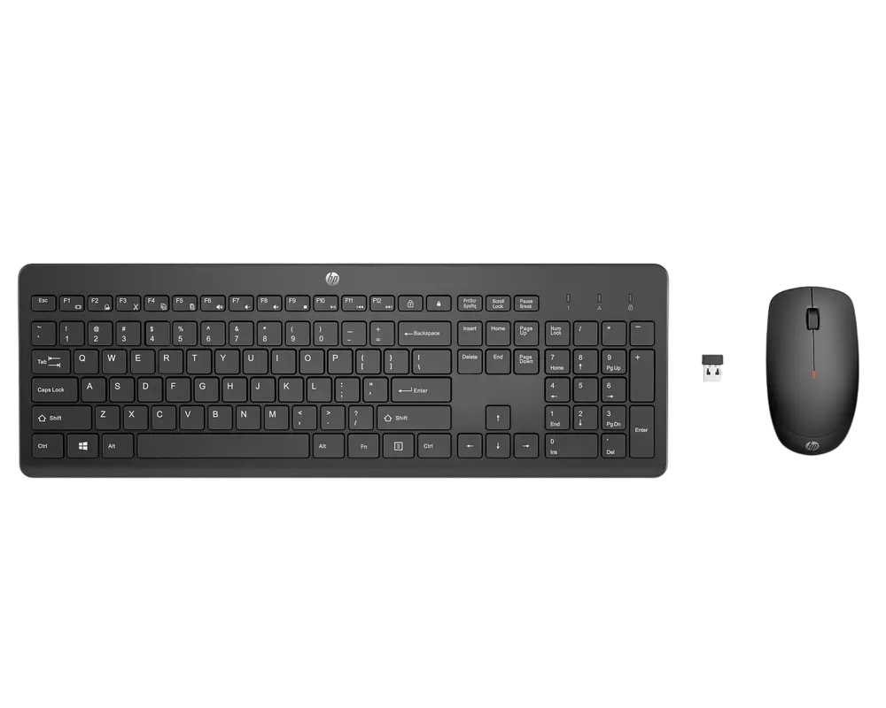 Клавиатура и мышь HP 230, Беспровод..