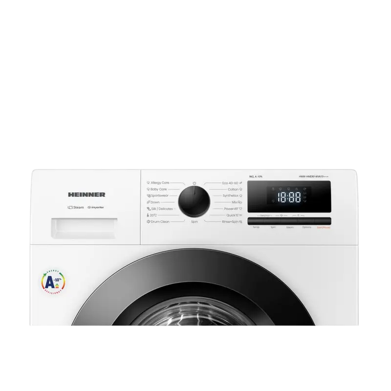 Стиральная машина Heinner HWM-HME9014IVA10+++, 9кг, Белый