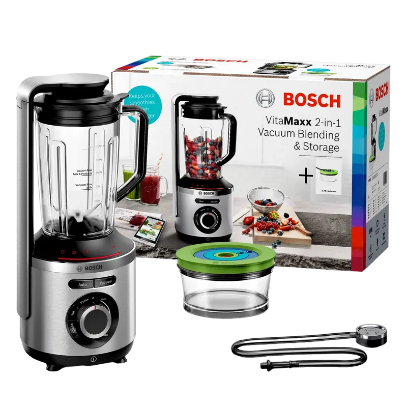 Blender staționar Bosch MMBV622M, Argintiu
