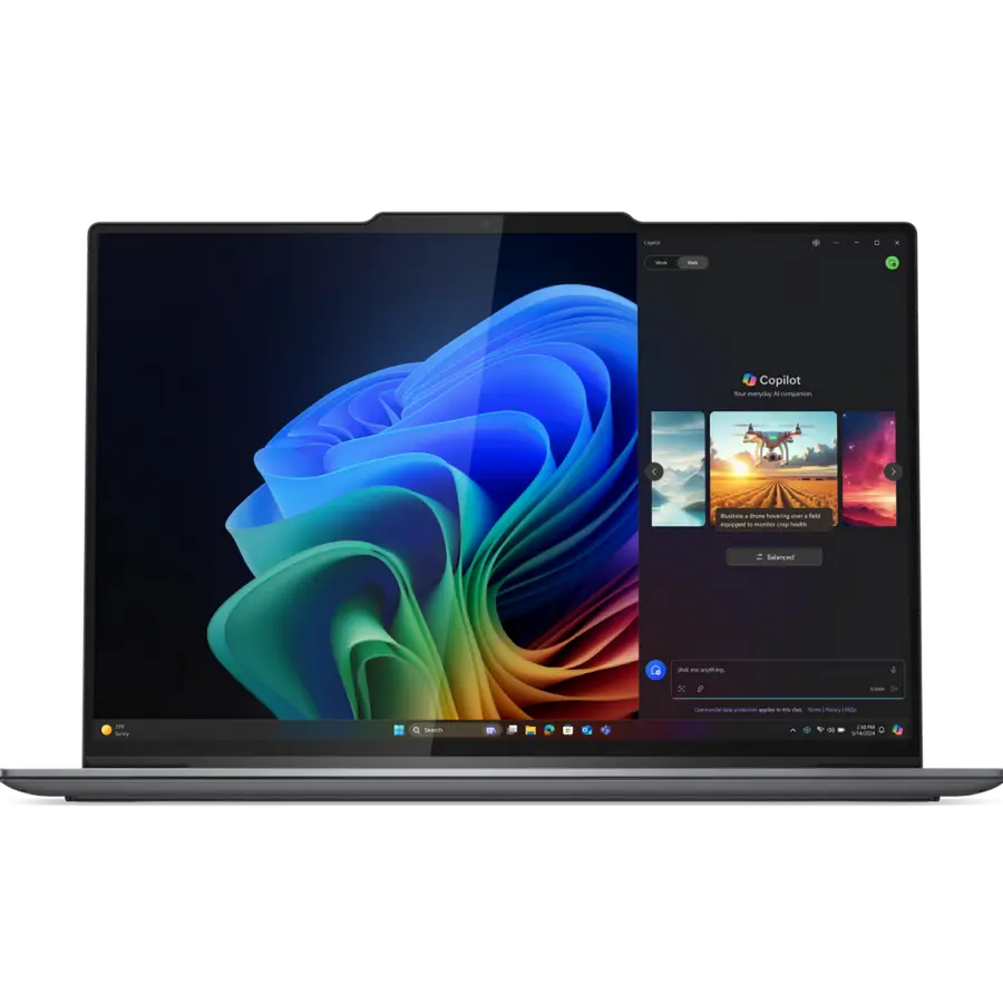 Laptop Business 14" Lenovo ThinkPad X9-14 Gen 1, Grey, Intel Core Ultra 7 258V, 32GB/1024GB, Windows 11 Pro