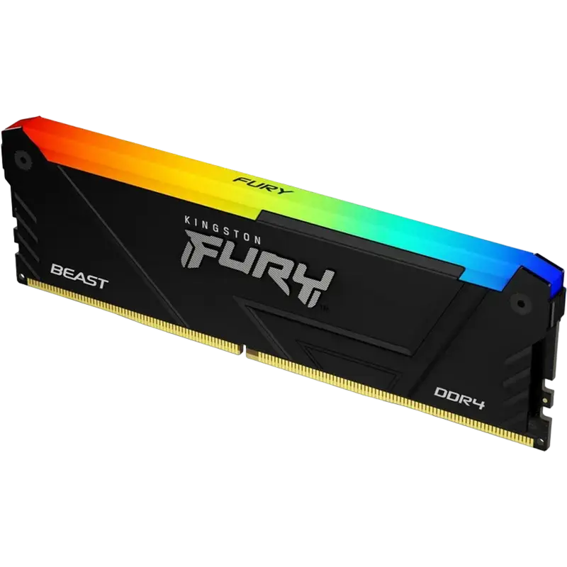 Memorie RAM Kingston FURY Beast RGB, DDR4 SDRAM, 3200 MHz, 32GB, KF432C16BB12AK2/32WP