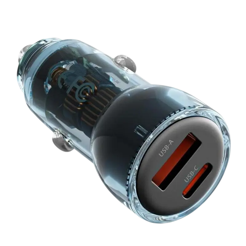 Încărcător auto XO CC60, 60W, Albastru