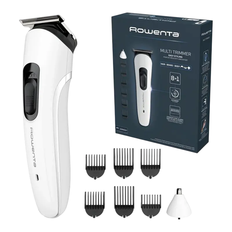 Trimmer pentru bărbați Rowenta TN8934E0, Alb