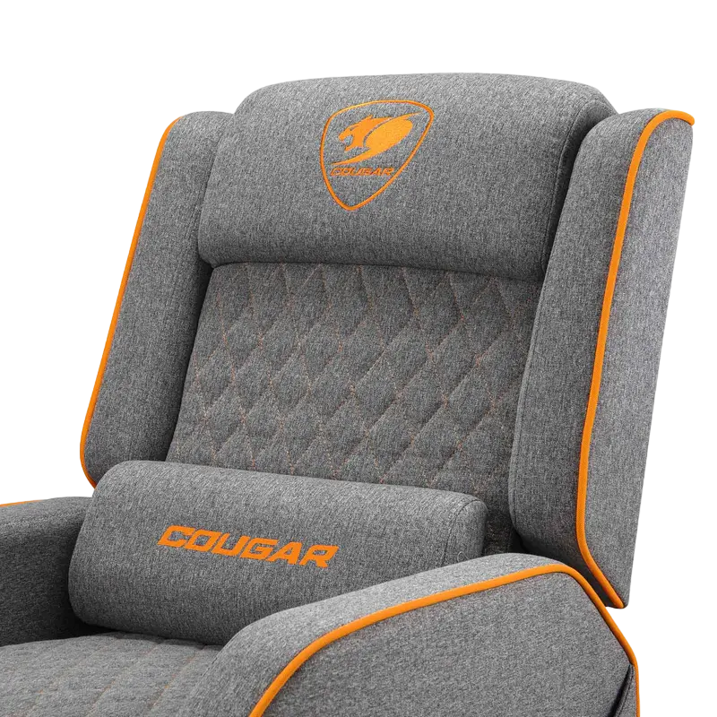 Игровое кресло Cougar Ranger One Gray, Ткань, Серый | Оранжевый