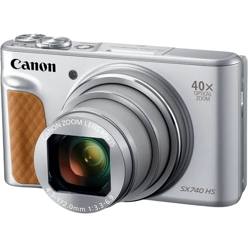 Aparat Foto Compact Canon PowerShot SX740 HS Lite Edition, Argint