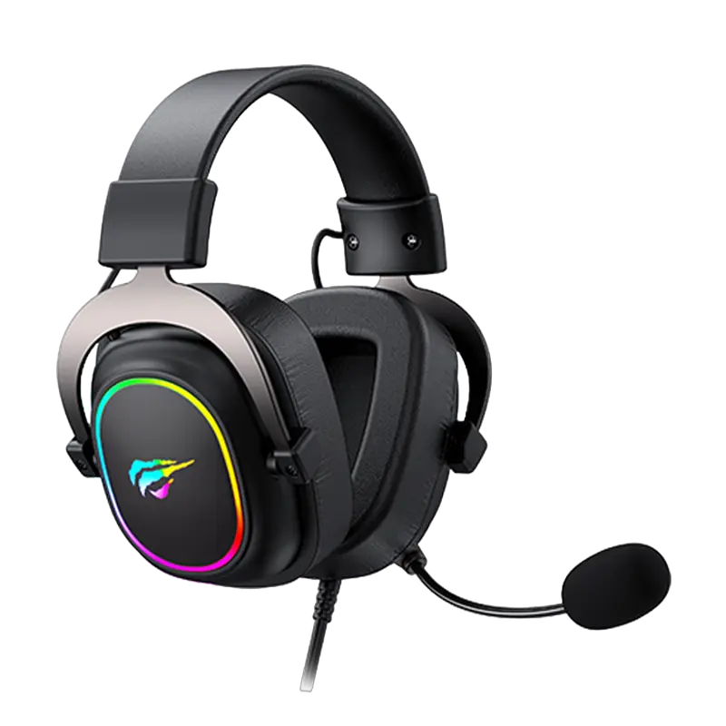 Căști gaming Havit H2002P, Cu fir, Negru