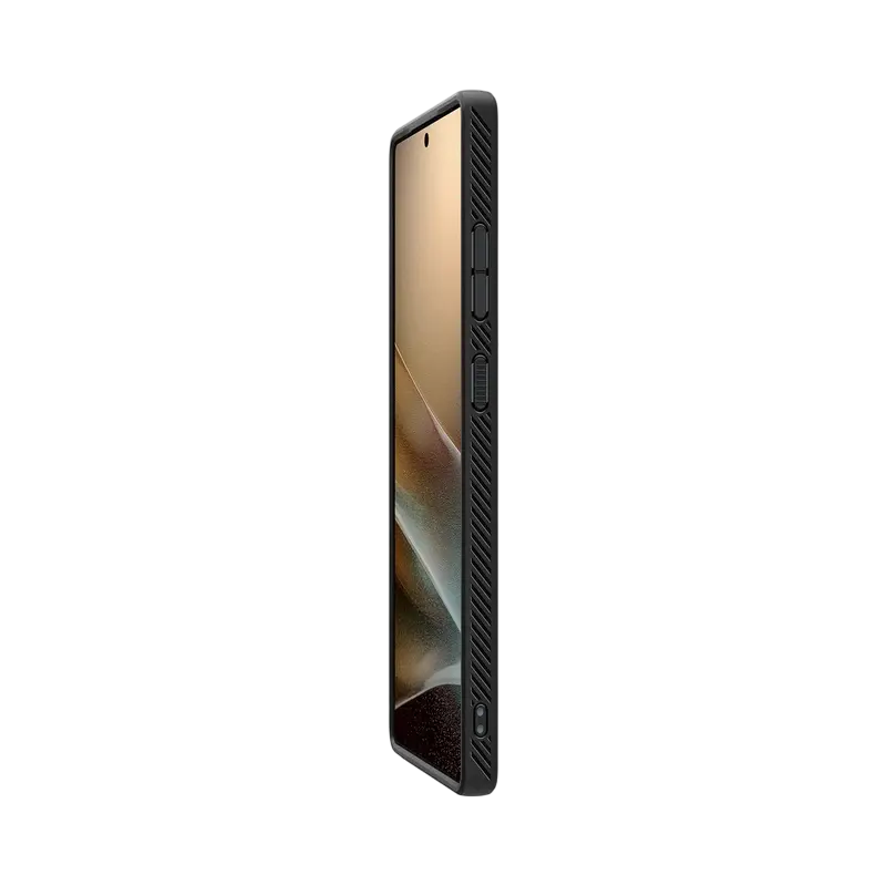 Husă Spigen Liquid Air pentru Samsung Galaxy S25 Ultra, Negru mat