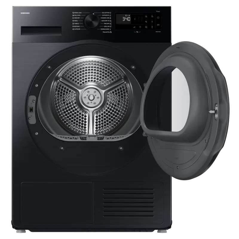 Uscător de rufe Samsung DV90DG52A0ABLE, 9kg, Negru