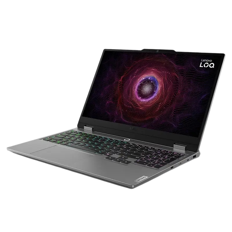Laptop Gaming 15,6" Lenovo LOQ 15ARP9, Luna Grey, AMD Ryzen 7 7435HS, 24GB/1024GB, Fără SO