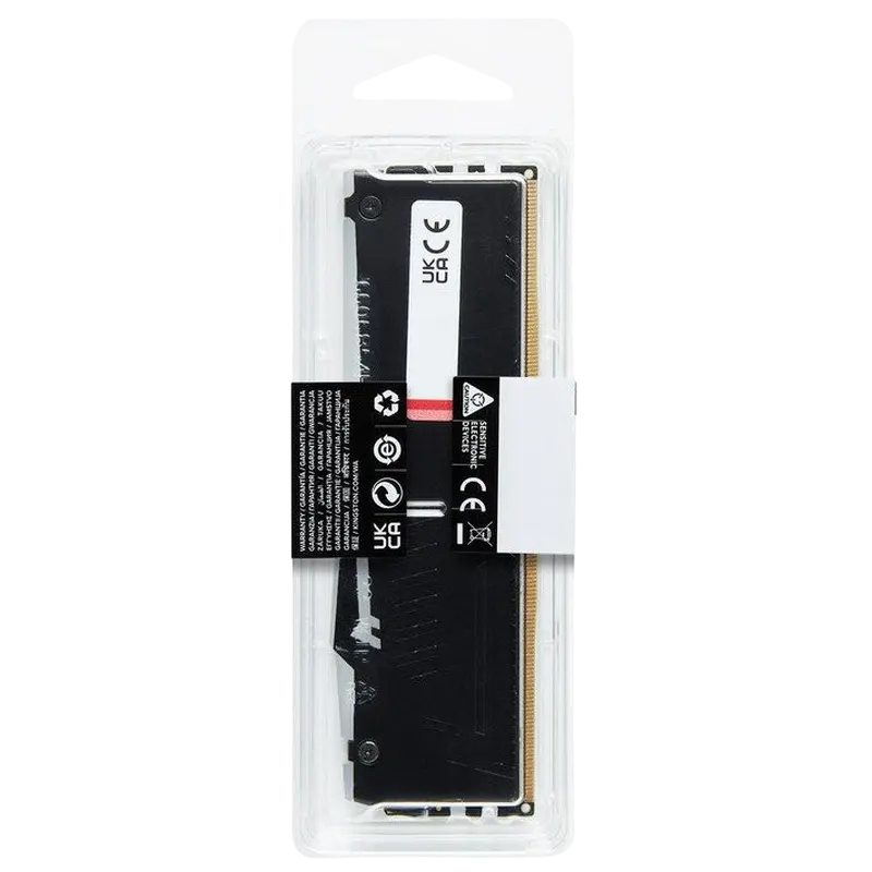 Оперативная память Kingston FURY Beast RGB, DDR5 SDRAM, 6000 МГц, 8Гб, KF560C30BBA-8