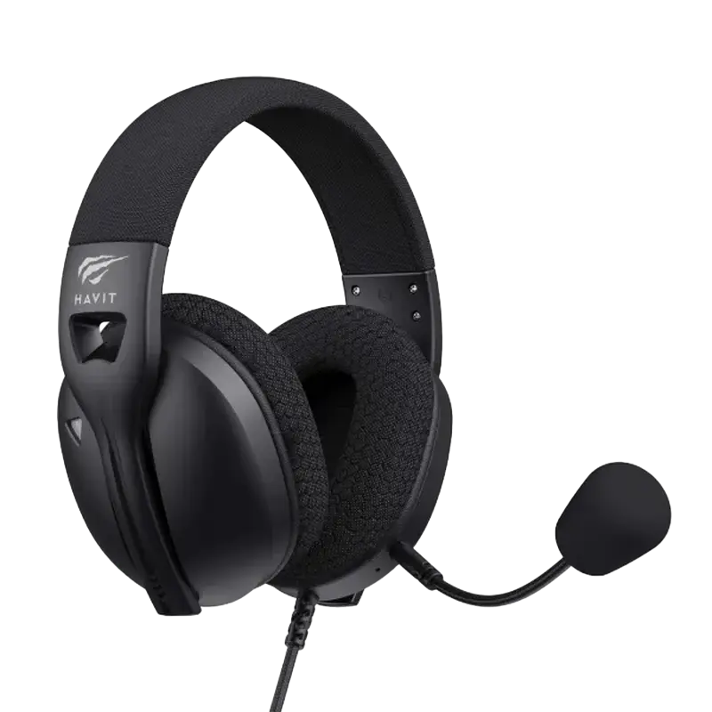 Căști gaming Havit Fuxi-H5d, Cu fir, Negru