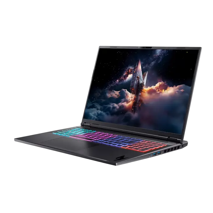 Игровой ноутбук 18" Acer Nitro 18 AI AN18-61, Obsidian Black, AMD Ryzen AI 7 350, 32Гб/2048Гб, Linux eShell