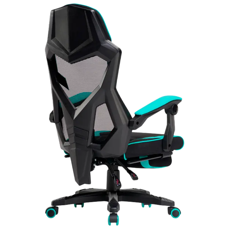 Scaun Gaming Lumi CH09-12, Textil, Negru | Albastru