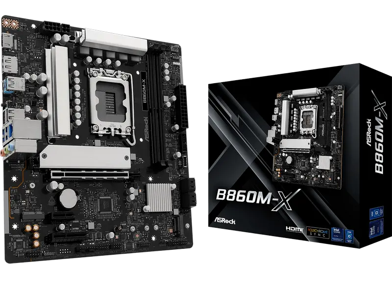 Cumpara  Plăci de bază - Placa de bază ASRock B860M-X, LGA1851, Intel ..