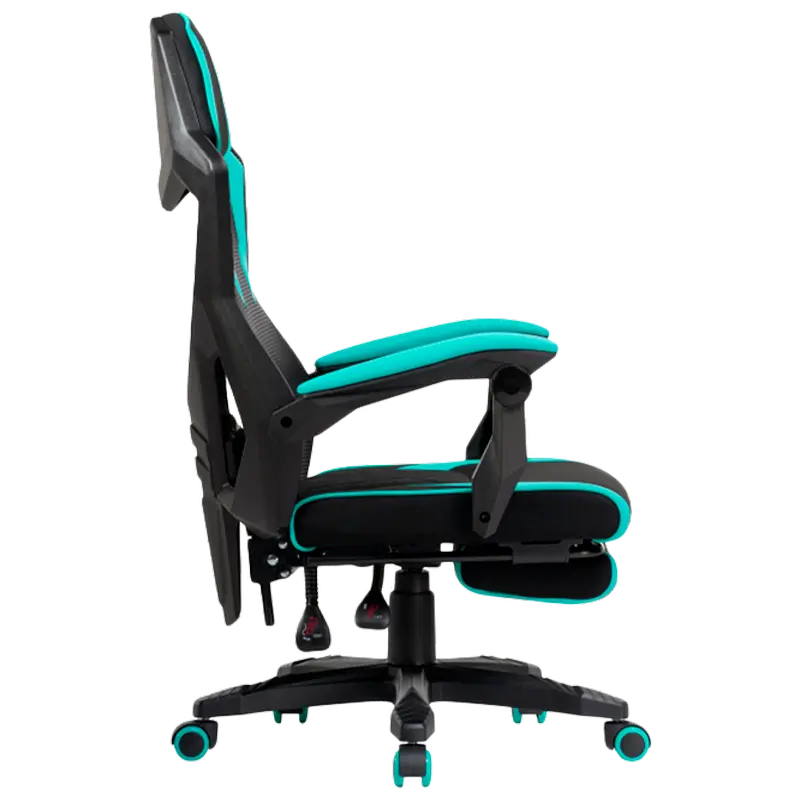 Scaun Gaming Lumi CH09-12, Textil, Negru | Albastru