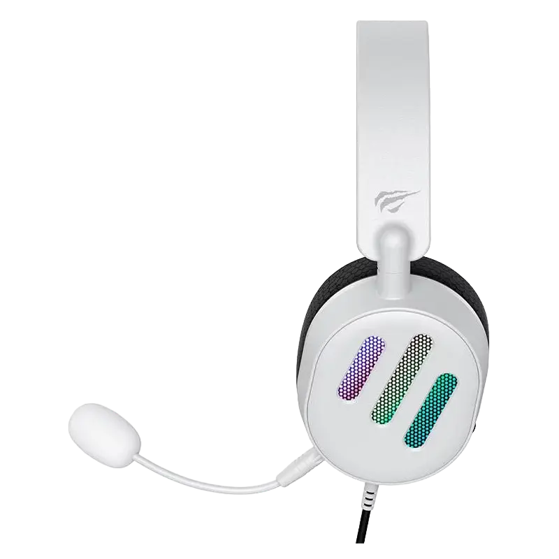 Căști gaming Havit H2038U, USB, Alb