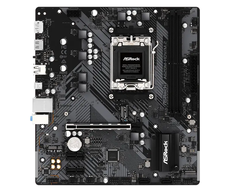 Placă de bază ASRock A620M-HDV/M.2, AM5, AMD A620, Micro-ATX