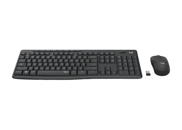 Set Tastatură + Mouse Logitech MK295, Fără fir, Negru