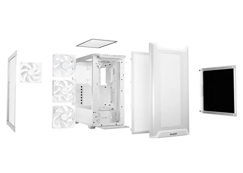 Carcasă PC be quiet! Pure Base 501 LX, Midi-Tower, Fără PSU, Alb