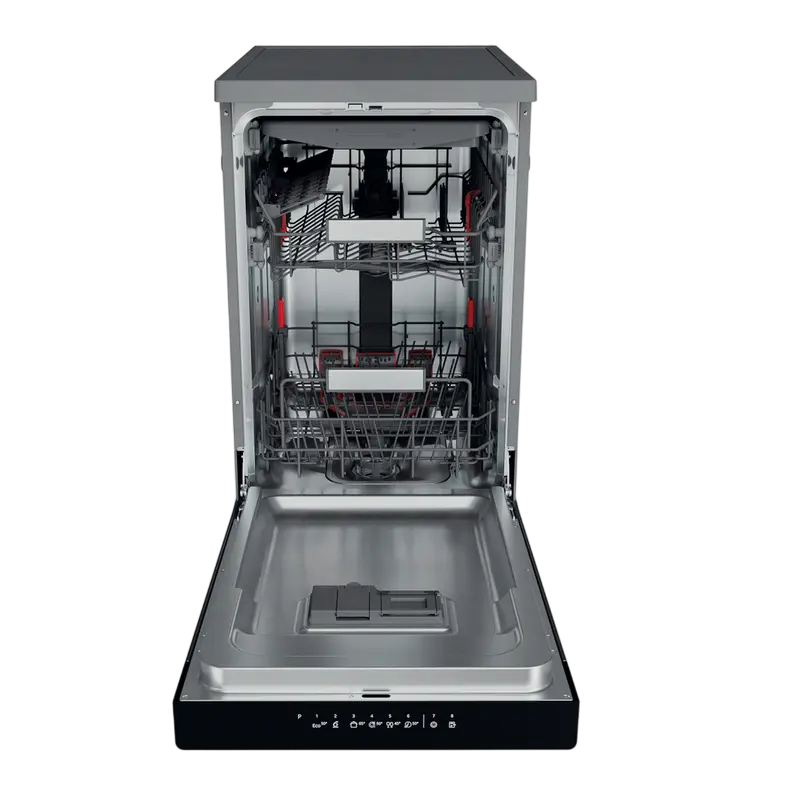 Mașină de spălat vase Whirlpool WSFO 3O34 PF X, Oțel inoxidabil