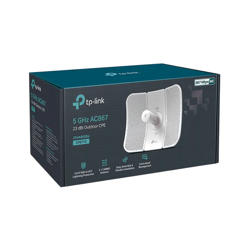 Беспроводная точка доступа TP-LINK CPE710, До 867 Мбит/с, Белый