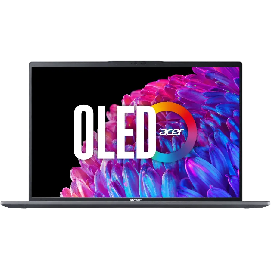Laptop 16" Acer Swift Go 16 OLED SFG16-72, Steel Gray, Intel Core Ultra 7 155U, 16GB/1024GB, Linux eShell