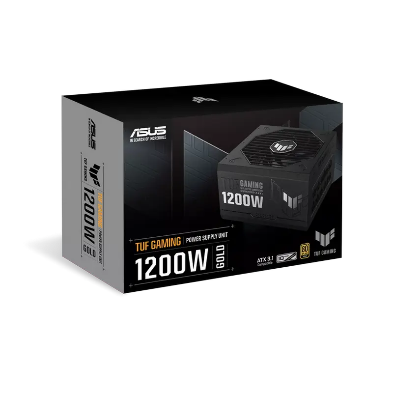 Sursă Alimentare PC ASUS TUF GAMING 1200W GOLD, ATX, Complet modular