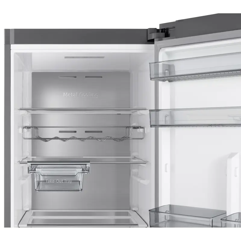 Frigider Samsung RR39C7BC5S9/EF, Oțel inoxidabil