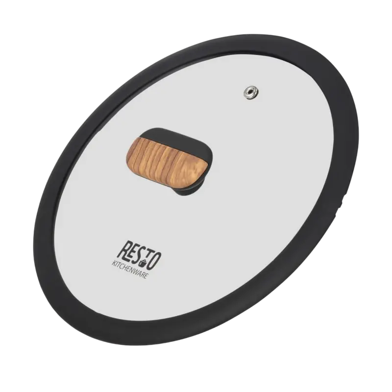 Tigaie RESTO 93187, 2.6l, 20cm, Negru, Maro