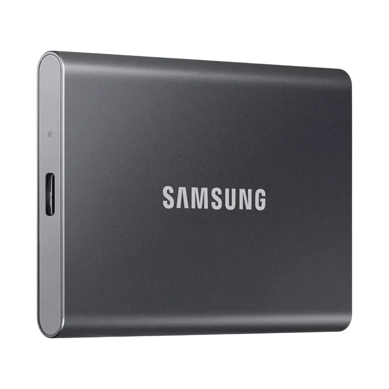 Cumpara  Unități HDD și SSD externe - SSD portabil extern Samsung T7, 4 TB, Titan G..