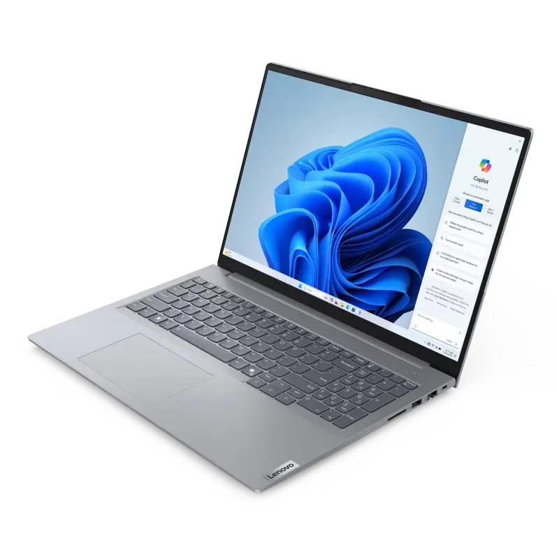 Laptop Business 16" Lenovo ThinkBook 16 G7 ARP, Arctic Grey, AMD Ryzen 5 7535HS, 16GB/512GB, Fără SO