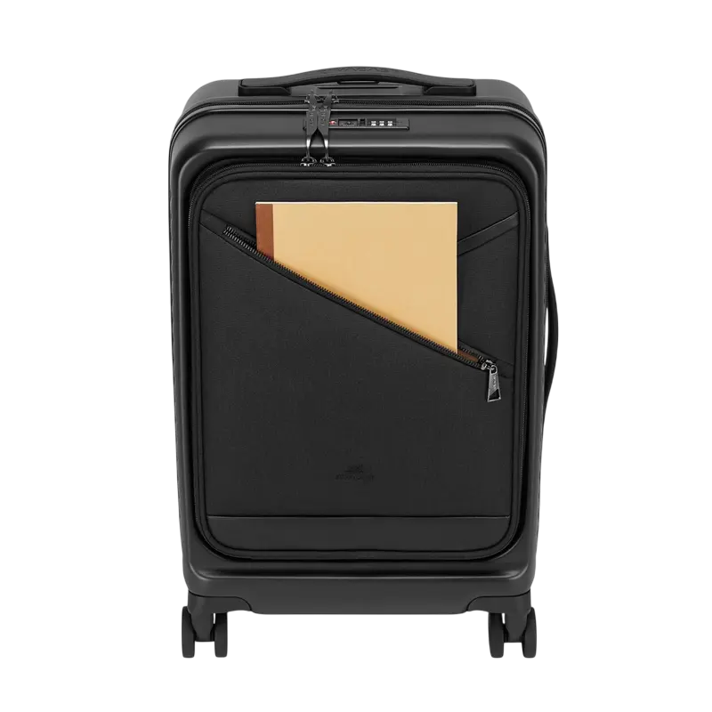 Valiză Rivacase Clark-Eco, 28L, Negru
