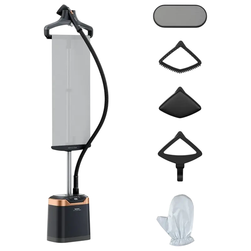 Aparat de călcat cu aburi staționar Tefal IT8480E1, Negru