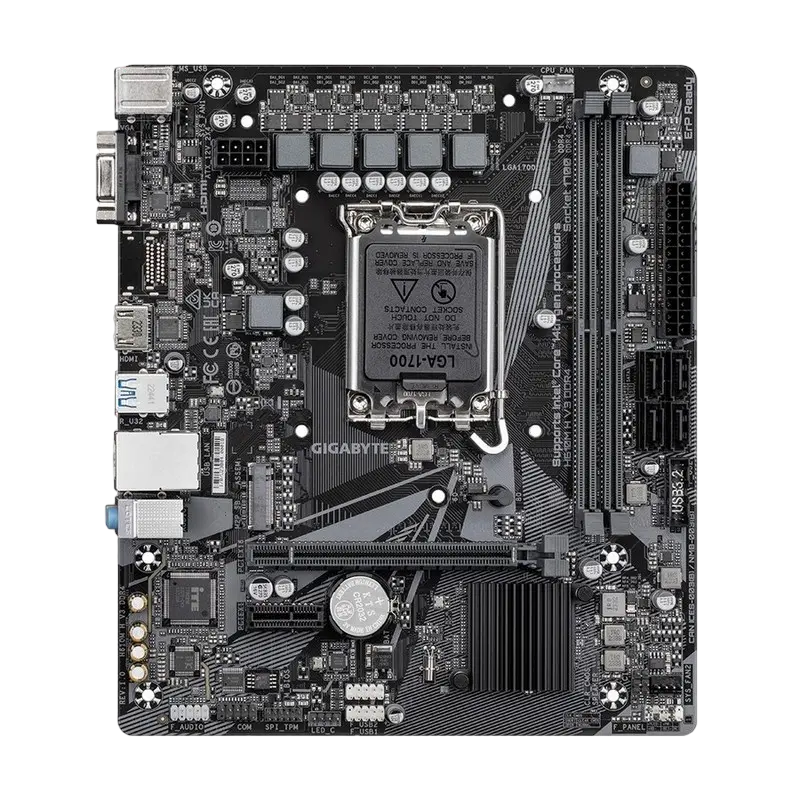 Placă de bază Gigabyte H610M H V3 DDR4, LGA1700, Intel H610, Micro-ATX