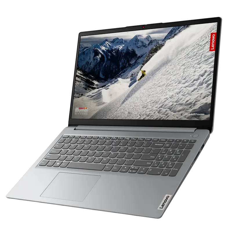 Laptop 15,6" Lenovo IdeaPad 1 15AMN7, Cloud Grey, AMD Ryzen 3 7320U, 8GB/512GB, Fără SO