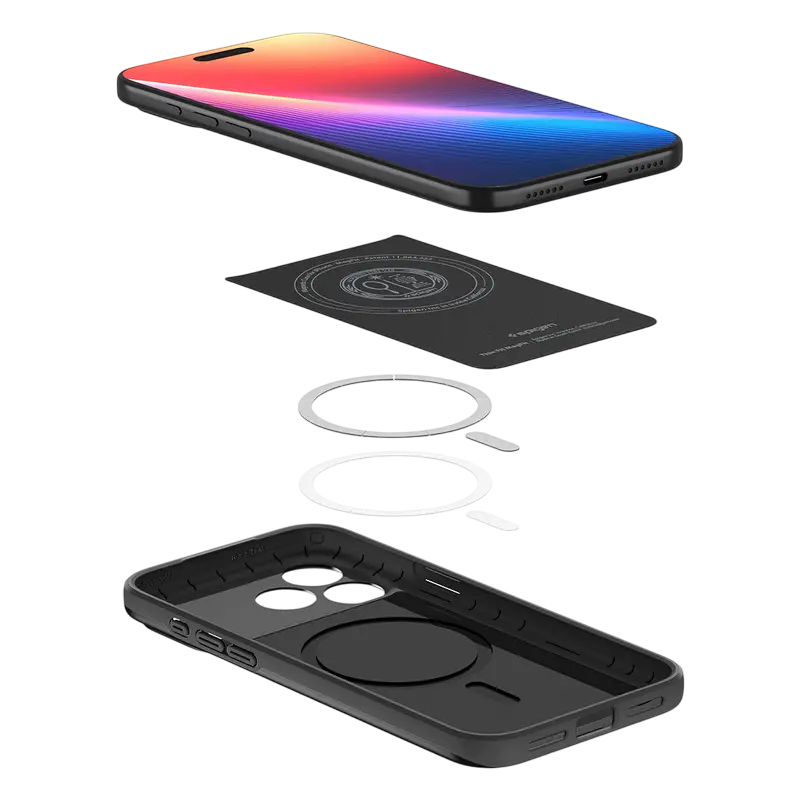 Husă Spigen Thin Fit Mag Magsafe pentru Apple iPhone 17 Pro Max, Negru