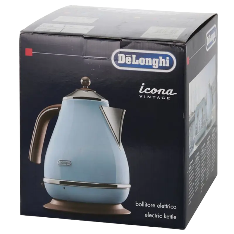 Fierbător electric DeLonghi KBOV 2001 AZ, Albastru deschis