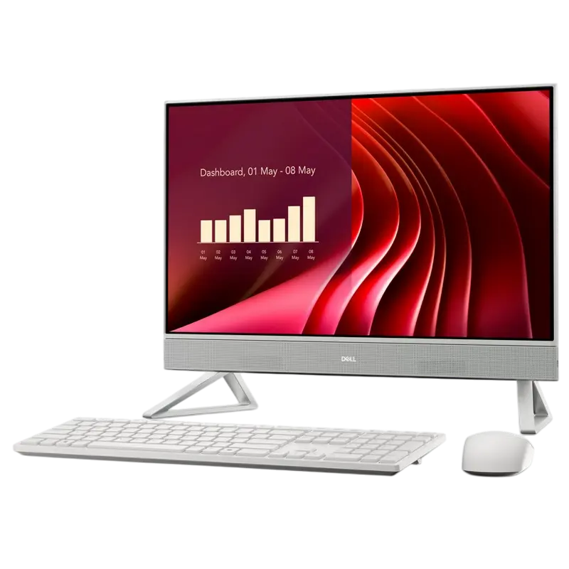 Моноблок DELL EC24250, 23,8", Intel Core i5-1334U, 16Гб/512Гб, Windows 11 Pro, Белый