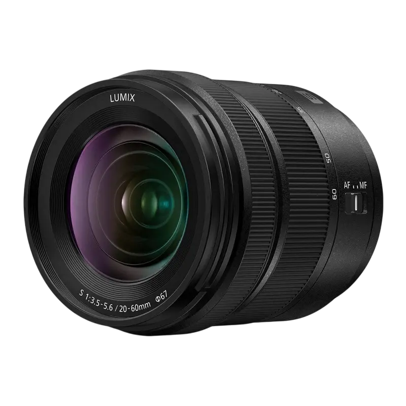 Aparat Foto Mirrorless Panasonic DC-S5M2KEE, Negru