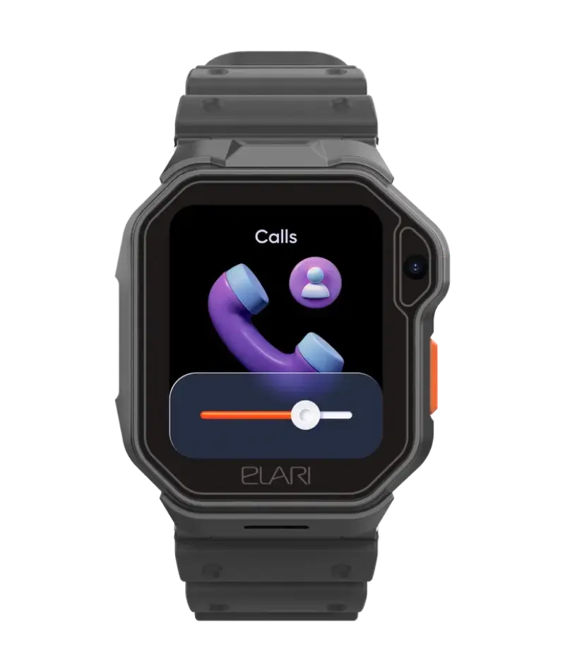 Ceasuri pentru copii Elari KidPhone Techno 4G, 44mm, Negru