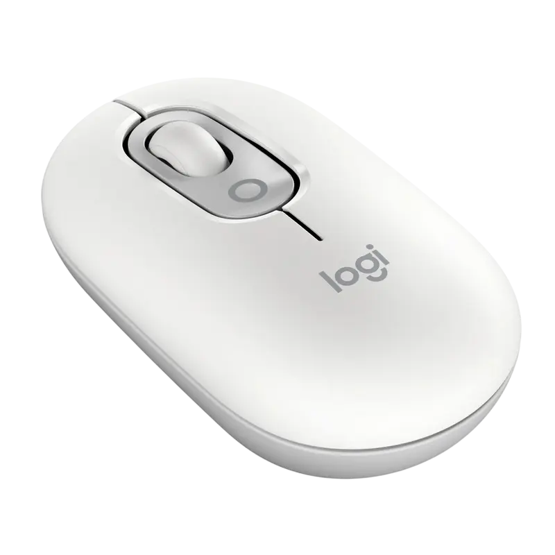 Mouse wireless Logitech POP, Alb