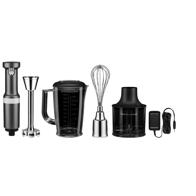 Blender de mână KitchenAid 5KHBBV83EMS, Medalion de argint