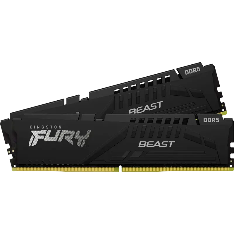 Memorie RAM Kingston FURY Beast, DDR5 SDRAM, 5600 MHz, 16GB, KF556C36BBEK2-16