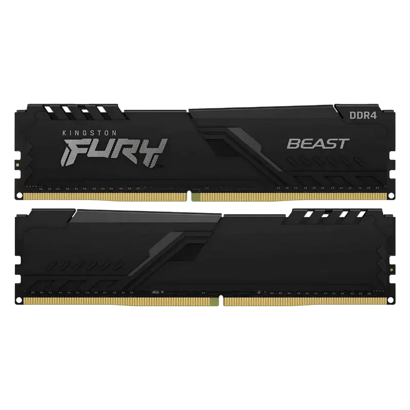 Оперативная память Kingston FURY Beast, DDR4 SDRAM, 3200 МГц, 32 ГБ, KF432C16BB1K2/32WP