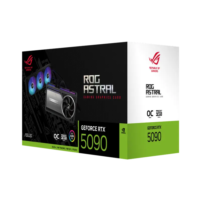 Placă Video ASUS ROG-ASTRAL-LC-RTX5090-O32G-GAMING, 32GB GDDR7 512bit