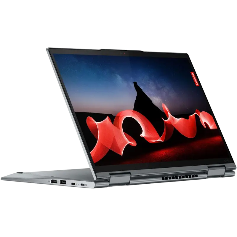 Laptop Business 14" Lenovo ThinkPad X1 2-in-1 Gen 9, Grey, Intel Core Ultra 7 155U, 32GB/1024GB, Windows 11 Pro